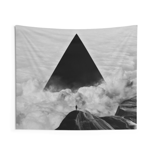 Abstract Black and White Tapestry - We Never Had It Anyway