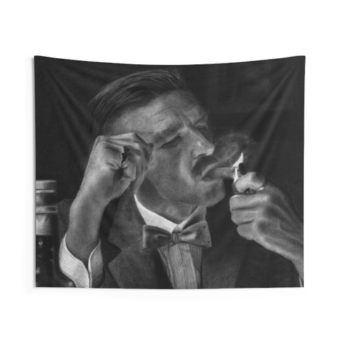 Peaky Blinders Arthur Shelby Realistic Tapestry