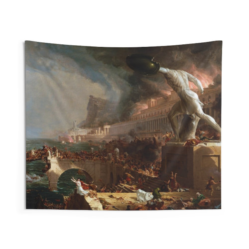 The Course of Empire: Destruction Tapestry by Thomas Cole