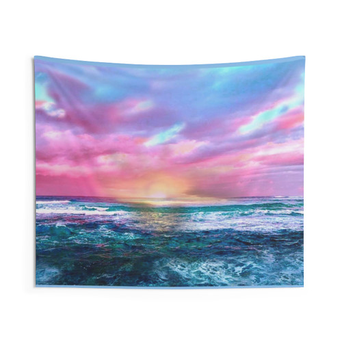 Sunset Sea Tapestry Wall Hanging