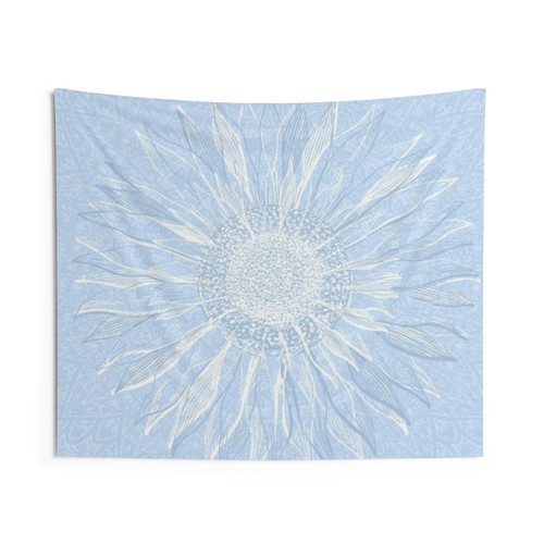 Boho Mandala Sunflower Tapestry