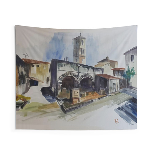 Inferno CS:GO Watercolor Tapestry