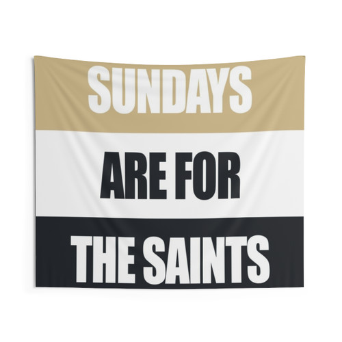 New Orleans Saints Sundays Tapestry