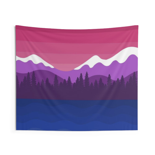Bisexual Pride Landscape Tapestry