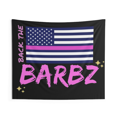 Nicki Minaj Barbz American Flag Tapestry