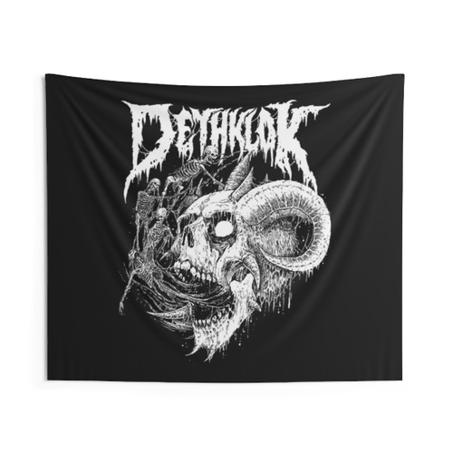 Dethklok Skull Head Metal Tapestry