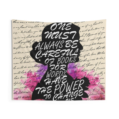 Words Have Power Tapestry - Shadowhunters, Wessa, Book Quotes