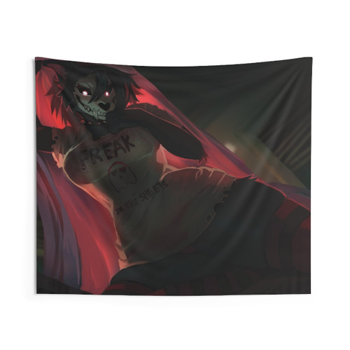 SCP-1471 Werewolf Tapestry - Eerie Paranormal Wall Hanging