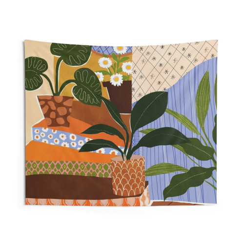 Vintage Staircase Tapestry - Boho Wall Decor