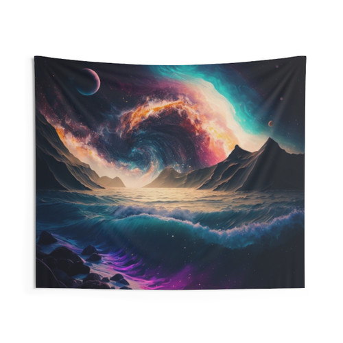 Galaxy Ocean Tapestry Wall Hanging