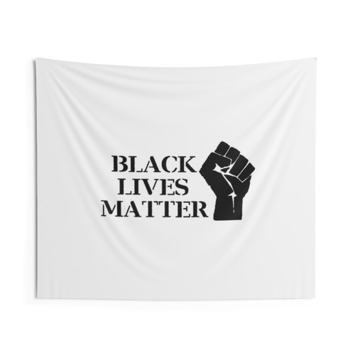 Black Lives Matter Raised Fist Tapestry