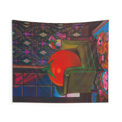 Therapy With A Tomato Milton Glaser Poster Tapestry