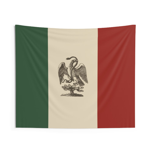 1800s Mexican Flag Tapestry