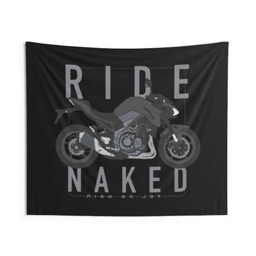 Kawasaki Z900 Grey Motorcycle Tapestry