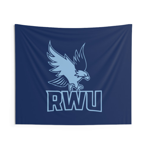 RWU Logo Tapestry - Decorative Wall Art for Roger Williams University