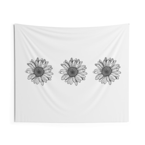 Flowers Tapestry - Floral Wall Hanging