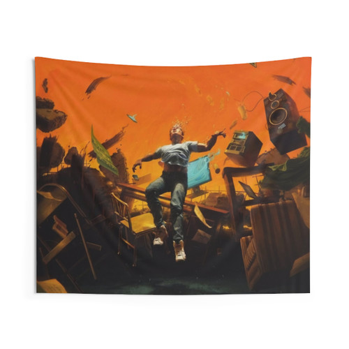 Logic Hip Hop Album Cover Tapestry