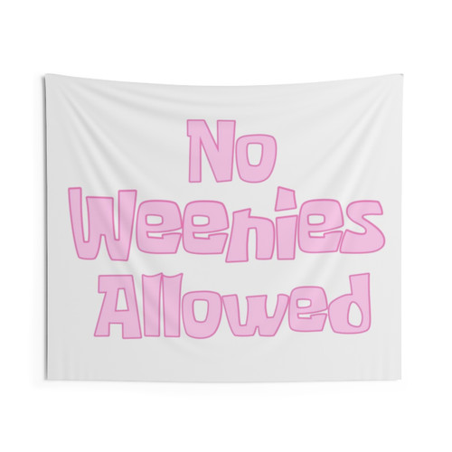 SpongeBob No Weenies Allowed Tapestry