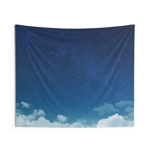 Stunning Blue Starry Sky Tapestry Wall Hanging