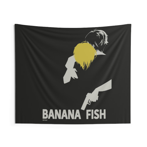 Banana Fish Anime Tapestry with Main Characters Ash Lynx and Eiji Okumura