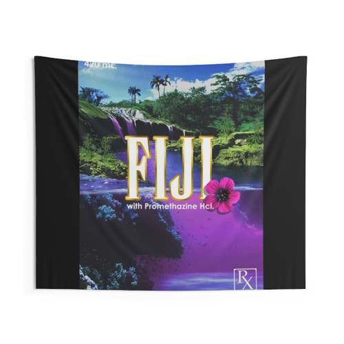 Purple Dream Tapestry featuring vibrant vaporwave-inspired design