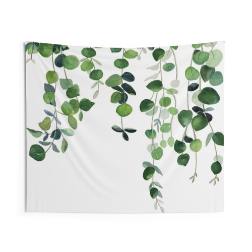 Eucalyptus Watercolor Botanical Tapestry