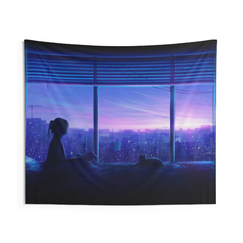 Anime Night Room Tapestry