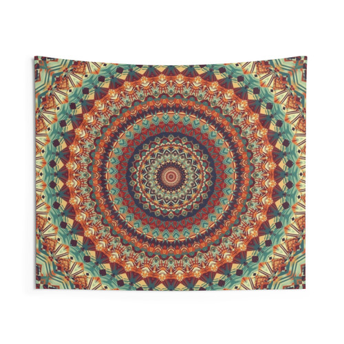 Mandala 160 Tapestry - Colorful Sacred Geometry Wall Art