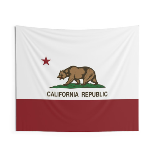 California Republic Flag Tapestry