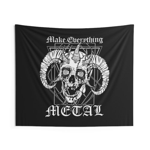 FACEBONES: Make Everything Metal Tapestry - Metalocalypse Skull Artwork