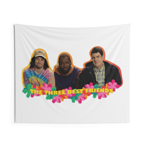New Girl Tapestry - Three Best Friends from College