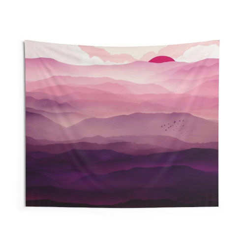 Ultraviolet Day Landscape Tapestry
