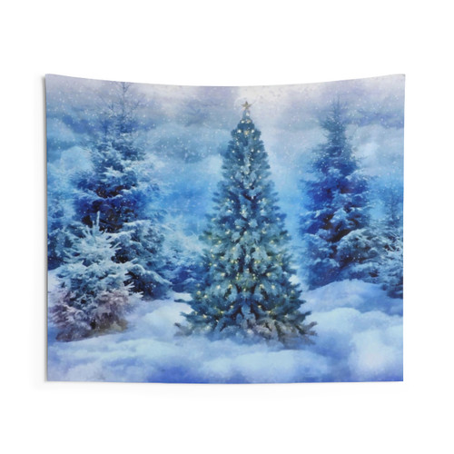 Festive Christmas Tree Tapestry