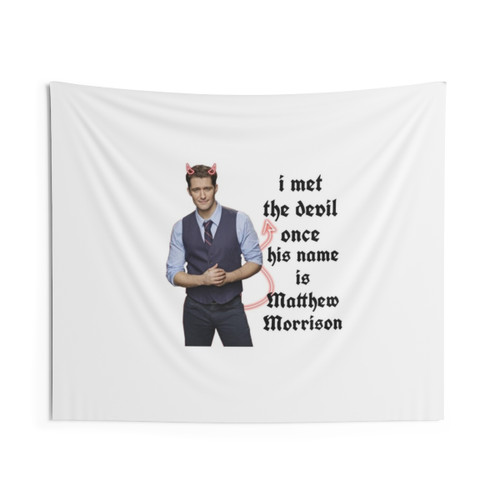 Funny Matthew Morrison Tapestry