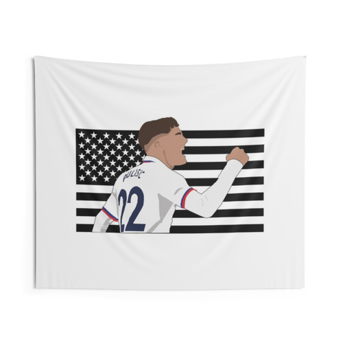 Christian Pulisic USMNT Soccer Tapestry