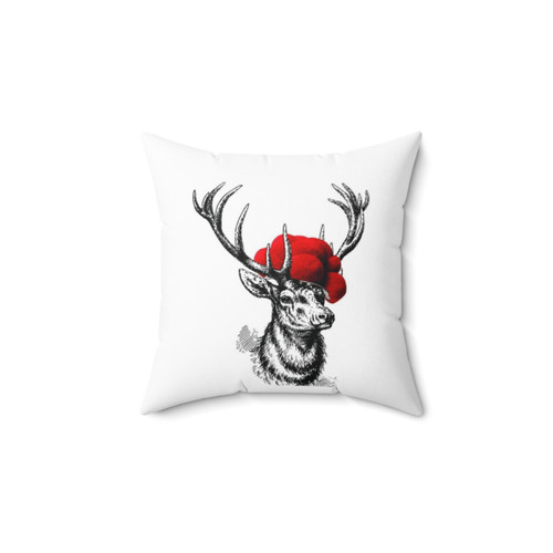 Deer with Pollen Hat Decorative Pillow