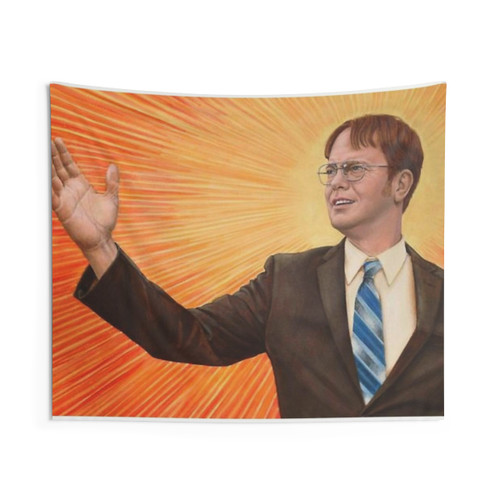 Dwight Schrute The Messiah Tapestry - The Office Merchandise