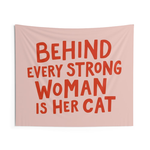 Empowered Cat Lady Tapestry