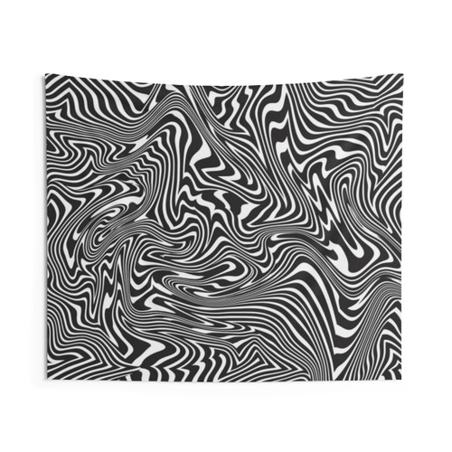 Trippy Psychedelic Patchwork Tapestry