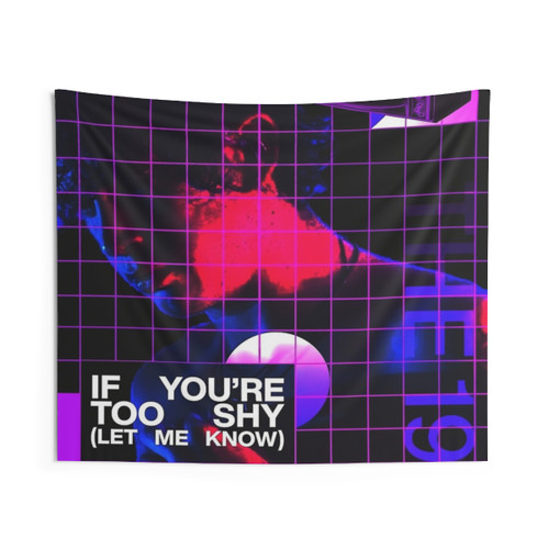 80s Vintage Poster Tapestry - The 1975 Inspired