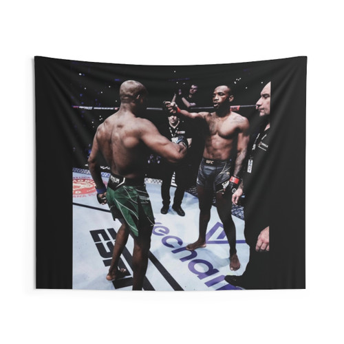 UFC Welterweight Champion Tapestry - Leon Rocky Edwards vs. Kamaru Usman