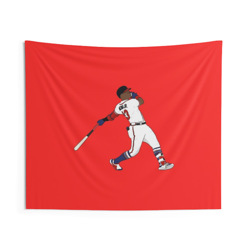Ronald Acuña Jr. Baseball Tapestry