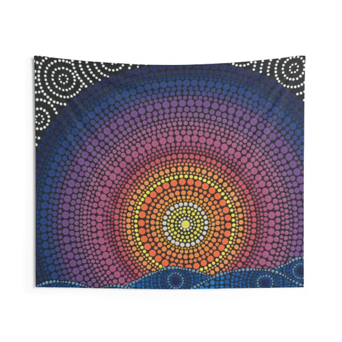 The Calm Beneath Aboriginal Tapestry