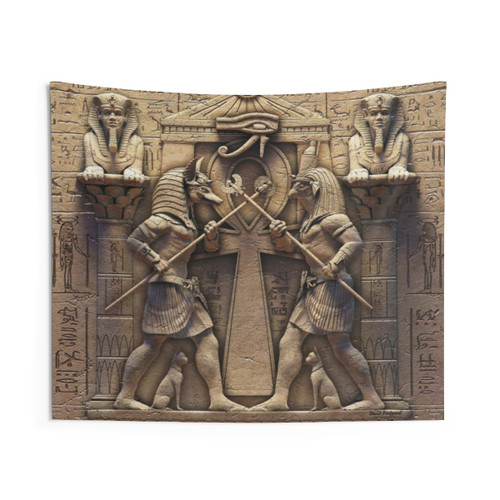 Egyptian Gods Tapestry Wall Hanging