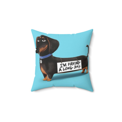Dachshund dog funny pillow