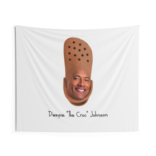 Dwayne The Rock Johnson Croc Tapestry