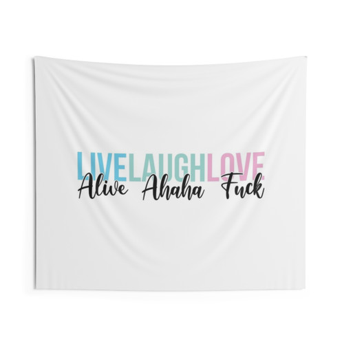 Live Laugh Love Tapestry - Funny Internet Meme Decor