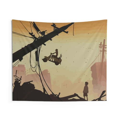 FLCL Anime Tapestry featuring FLCLimax design
