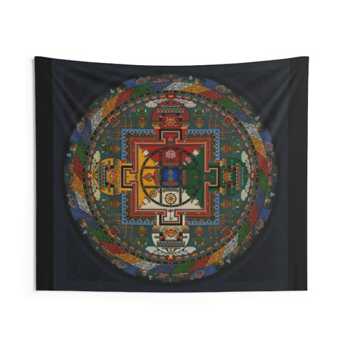 Mandala of Yamantaka Tibetan Buddhist Tapestry