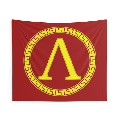 Spartan Banner Tapestry for Ancient Greece Home Decor